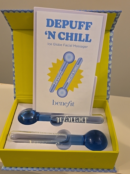 Benefit Other - Benefit Depuff 'N Chill Ice Globe Facial Massagers - Blue
